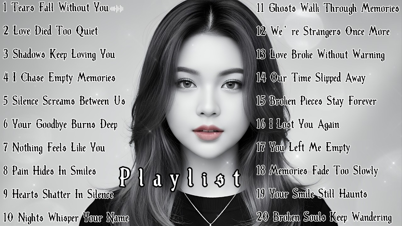 Tears Fall Without You - Beautiful Sad Love Songs 2026💔😭 New English Relaxing Music Playlist