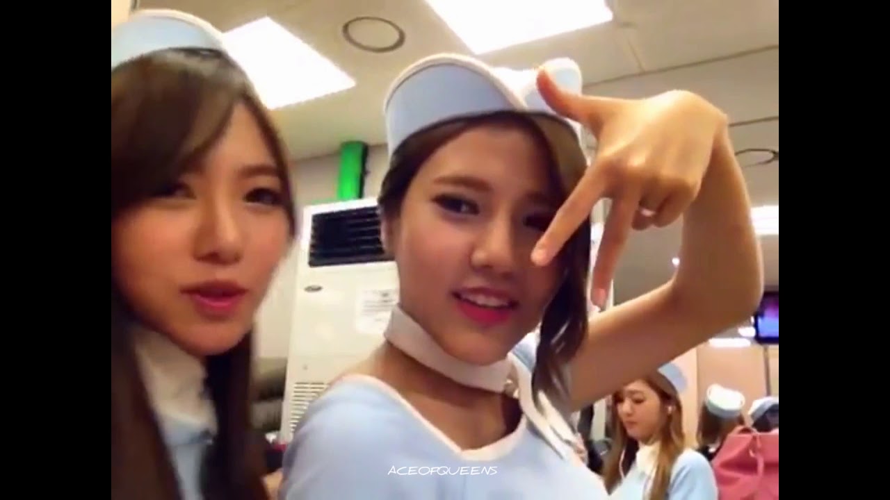AOA Hyejeong And Kwon Mina #ThankYouMina