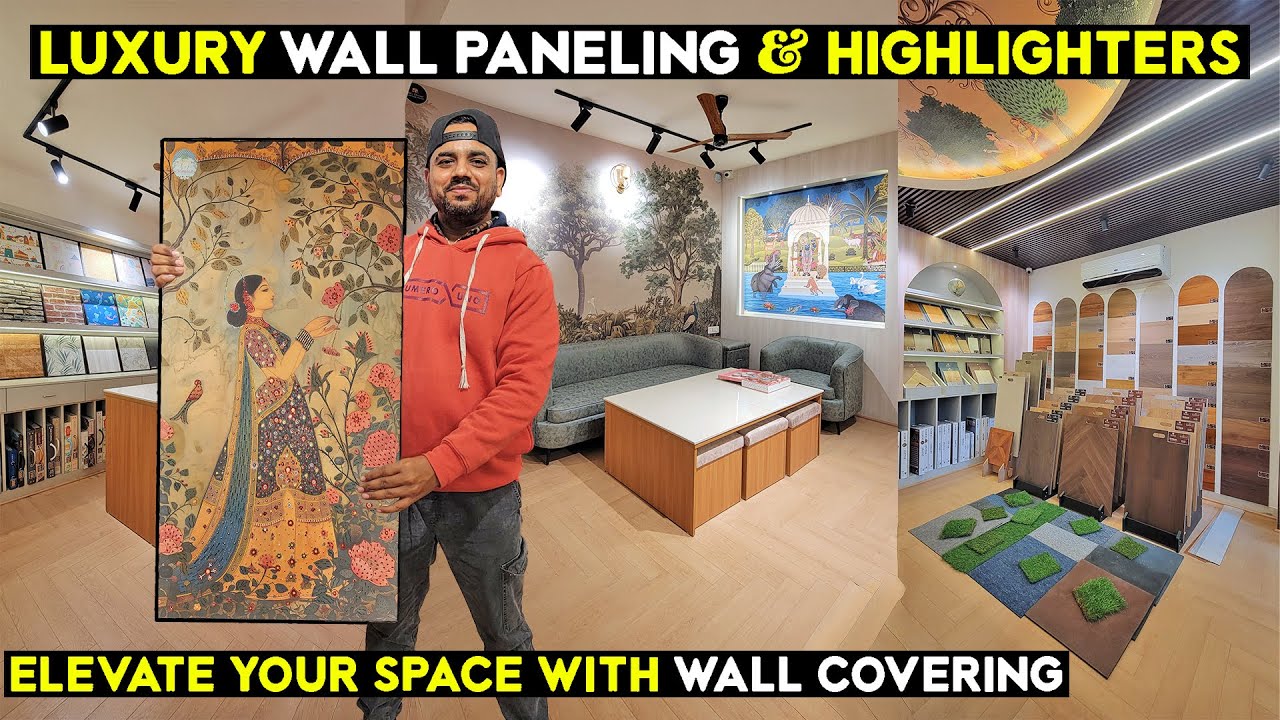 Luxury Wall Paneling & Highlighters | Elevate Space With Covering | Customized Handmade #wallpapers