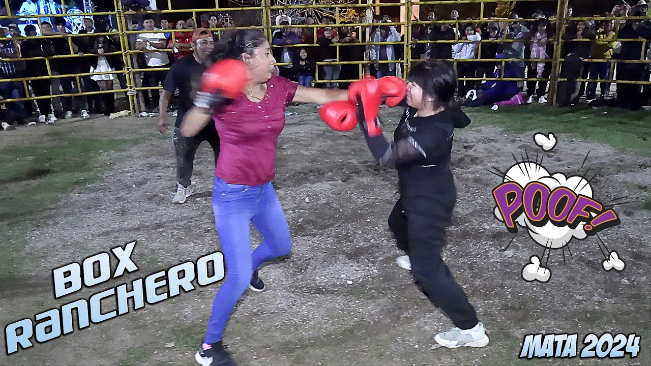 Box Ranchero en Matagallinas, La Güereja V.S La Princesa peleando por el 7 copitas🥊🤺