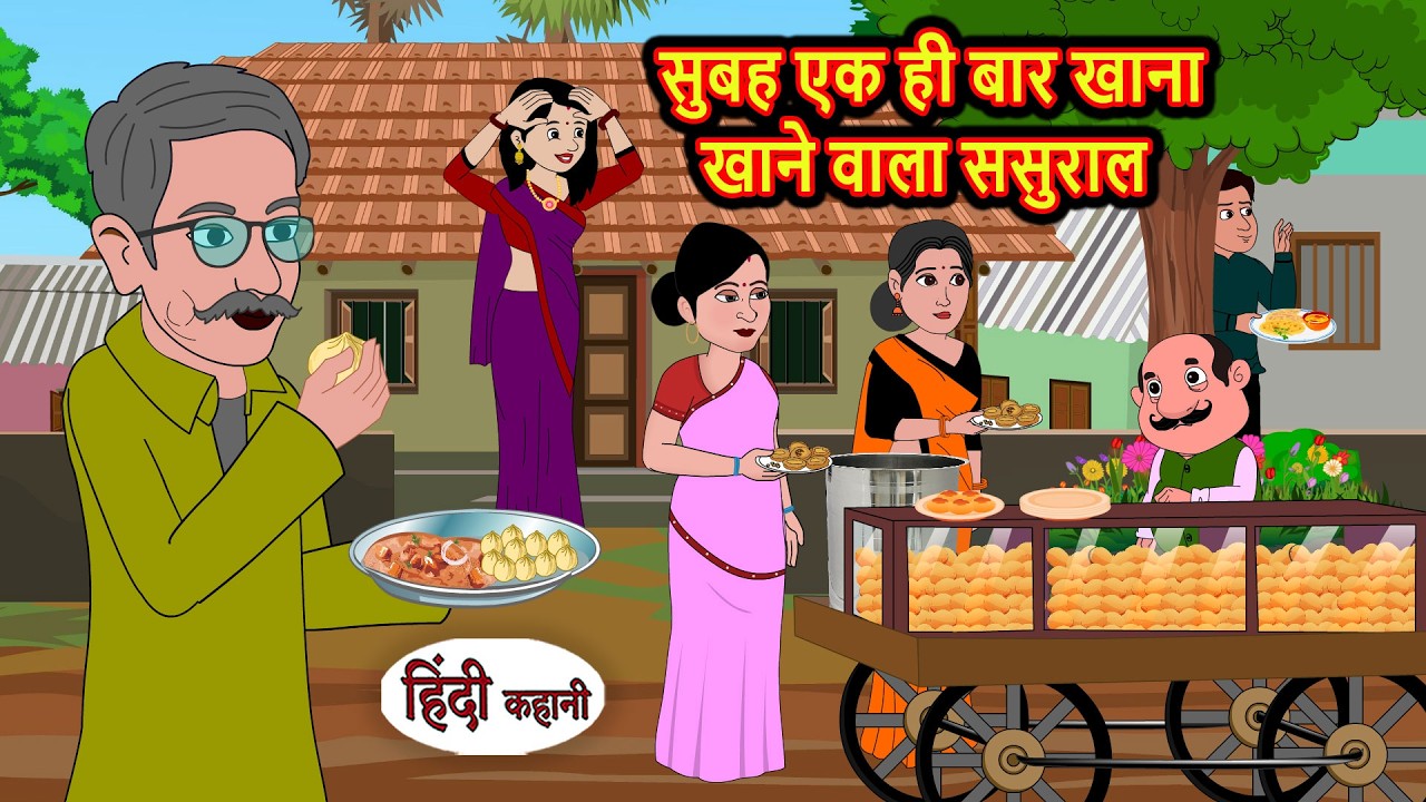 सुबह एक ही बार खाना खाने वाला ससुराल Bedtime Story | Stories in Hindi | Moral Stories | Funny Kahani