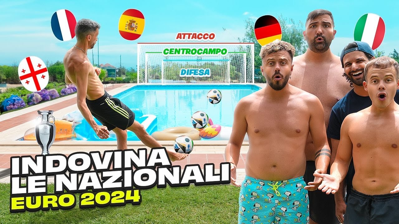 ⚽ INDOVINA LA NAZIONALE di EURO 2024 FOOTBALL CHALLENGE in VILLA ELITES!