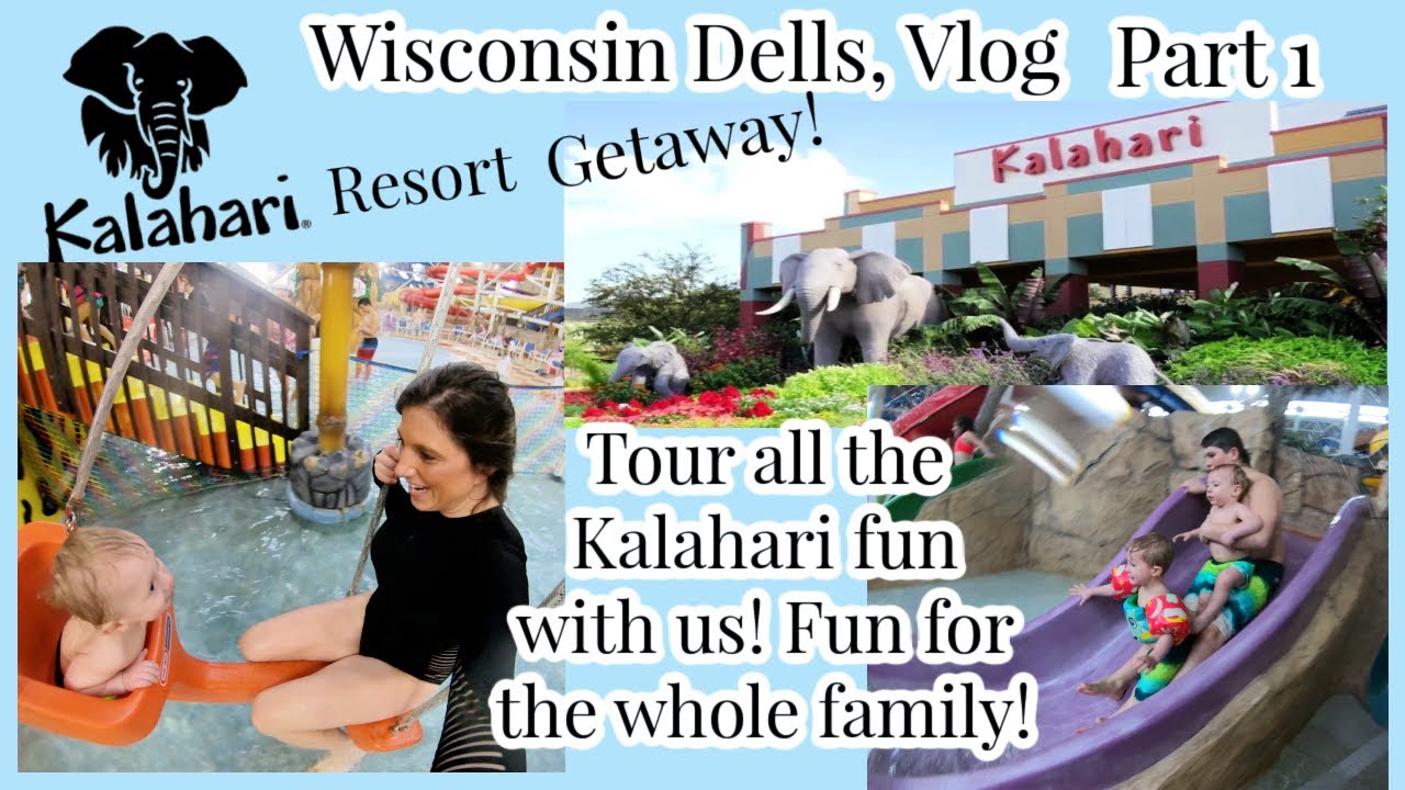 Wisconsin Dells, Kalahari Resort Spring Break getaway! Fun Vlog, tons of info! (Part one)
