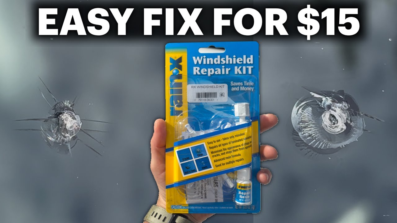 How to Fix a Windshield Chip for Less Than $15! (Easy to Use)