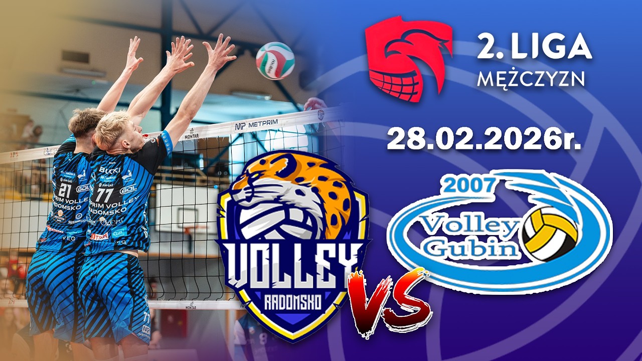 Bugaj Volley Radomsko — Volley Gubin | Transmisja LIVE