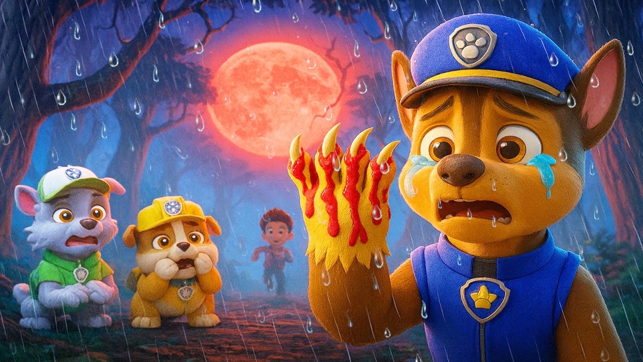 CHASE Conviértete en hombre lobo - RUBBLE ¡Huye AHORA! - PAw PatRol en Español