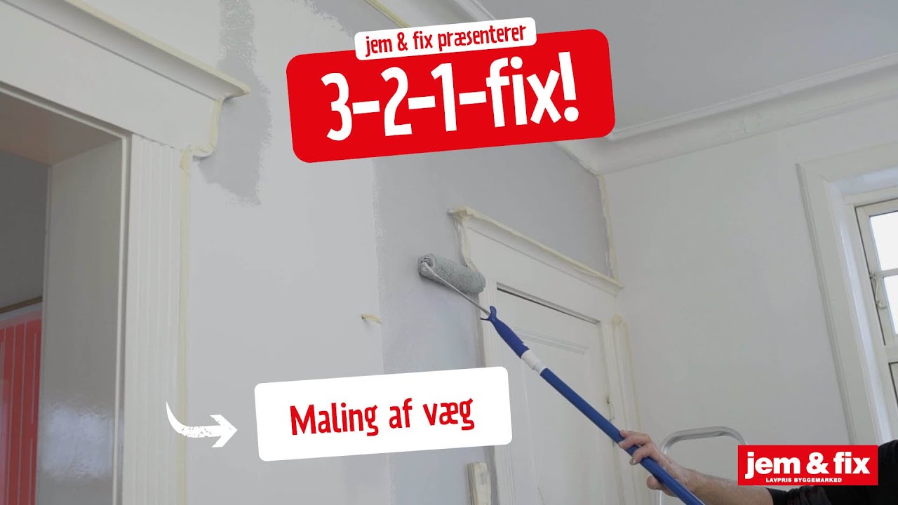 Maling af væg | jem & fix
