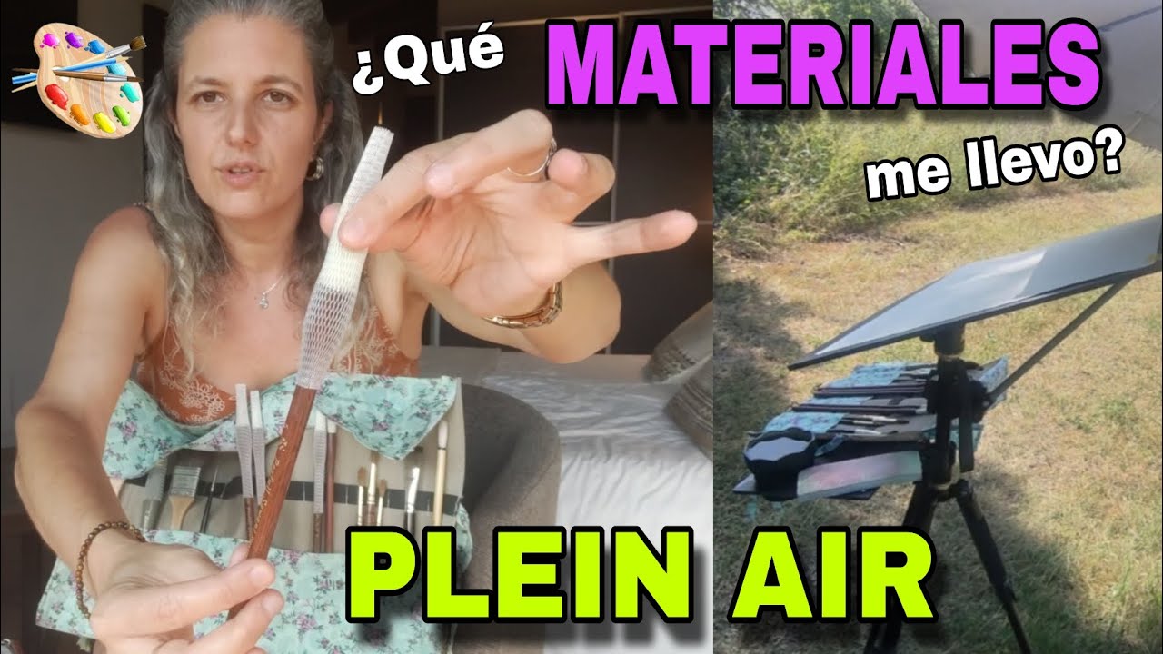 Materiales para pintar ACUARELA en exterior | PLEIN AIR