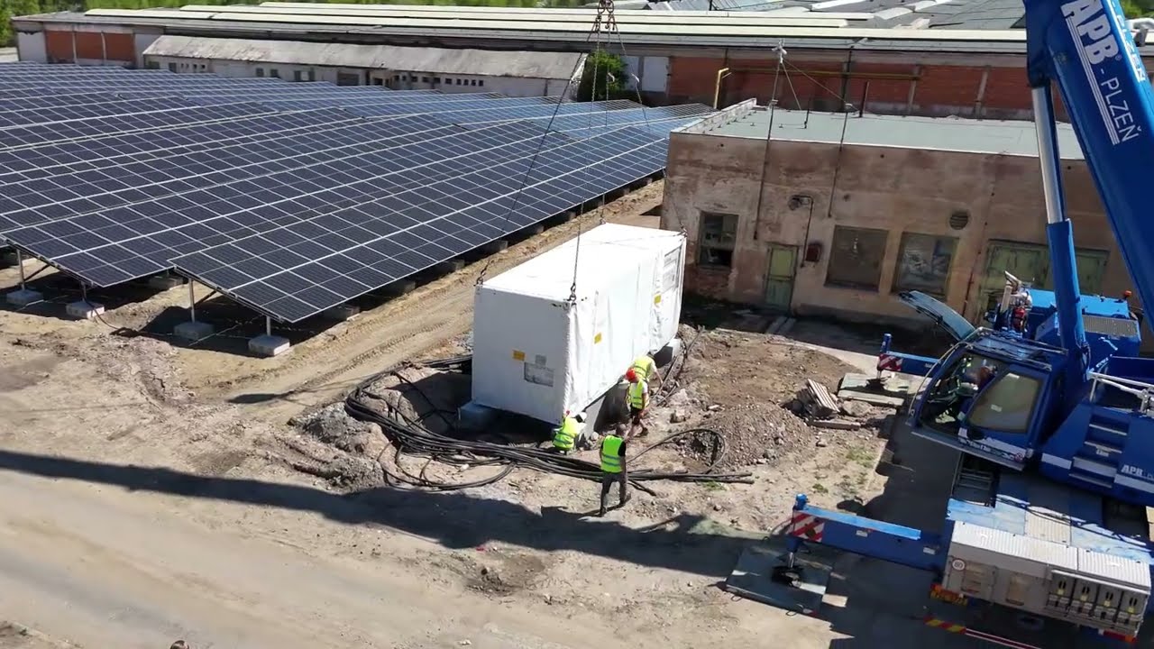 First Huawei Smart Transformer Station Jupiter Installed | 3.7 MWp PV Project Czechia