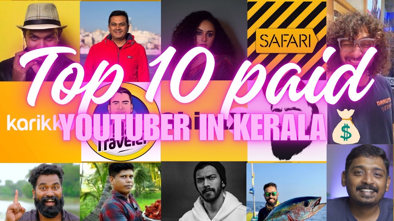 Top 10 YouTubers Kerala 2025  | മലയാളി യൂട്യൂബേഴ്സന്റെ വരുമാനം കോടികൾ June