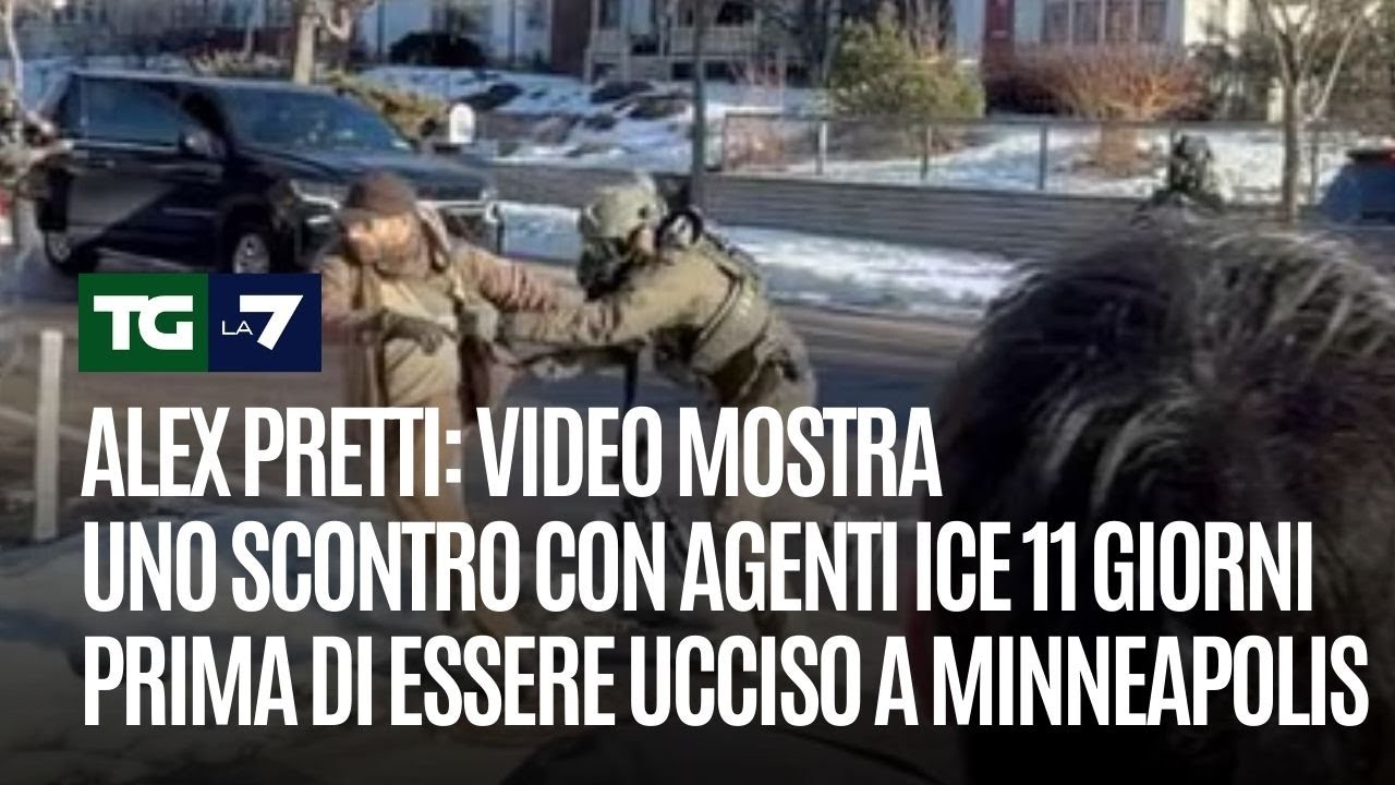 Alex Pretti: video mostra uno scontro con agenti Ice 11 giorni prima di essere ucciso a Minneapolis