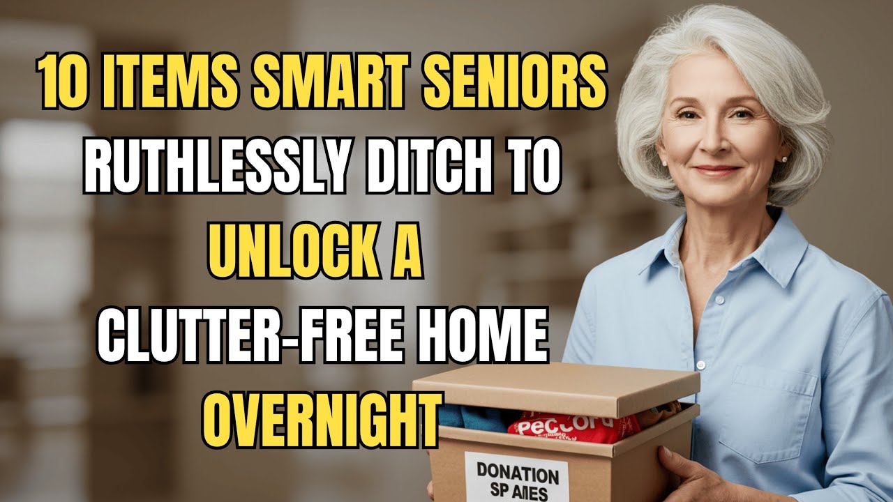 10 Items Smart Seniors Ruthlessly Ditch to Unlock a Clutter-free Home overnight