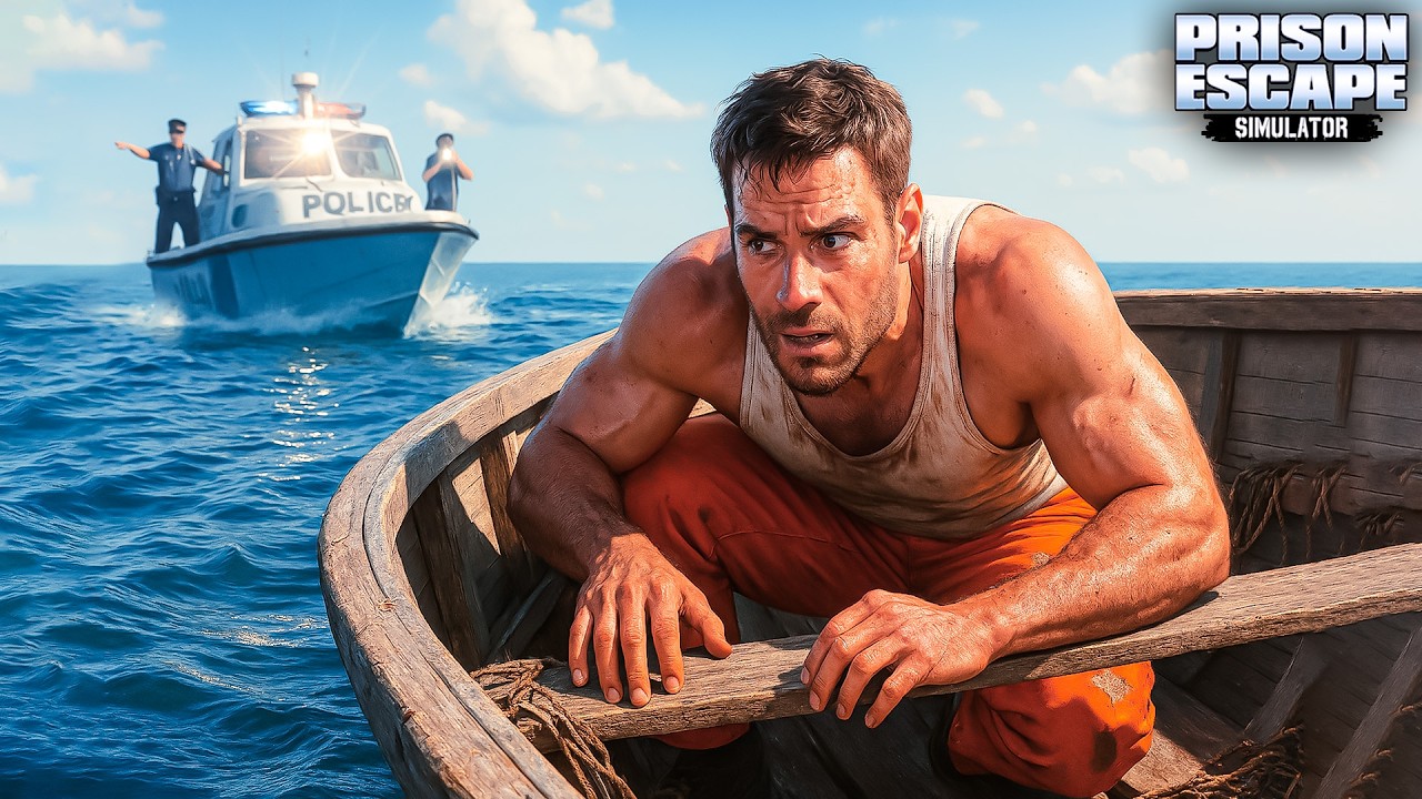 FINALLY BOAT ESCAPE FROM PRISON ESCAPE SIMULATOR