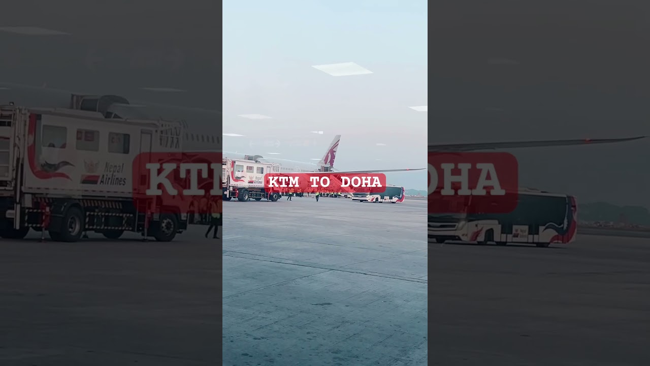 Qatar airways Kathmandu to doha #qatar #airways #kathmandu #doha #QR647 #travel #nationalairline l