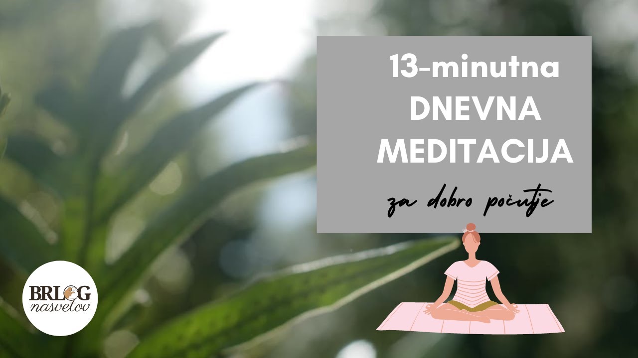 Vodena meditacija: ZA DOBRO POČUTJE IN TAKOJŠNJO SPROSTITEV