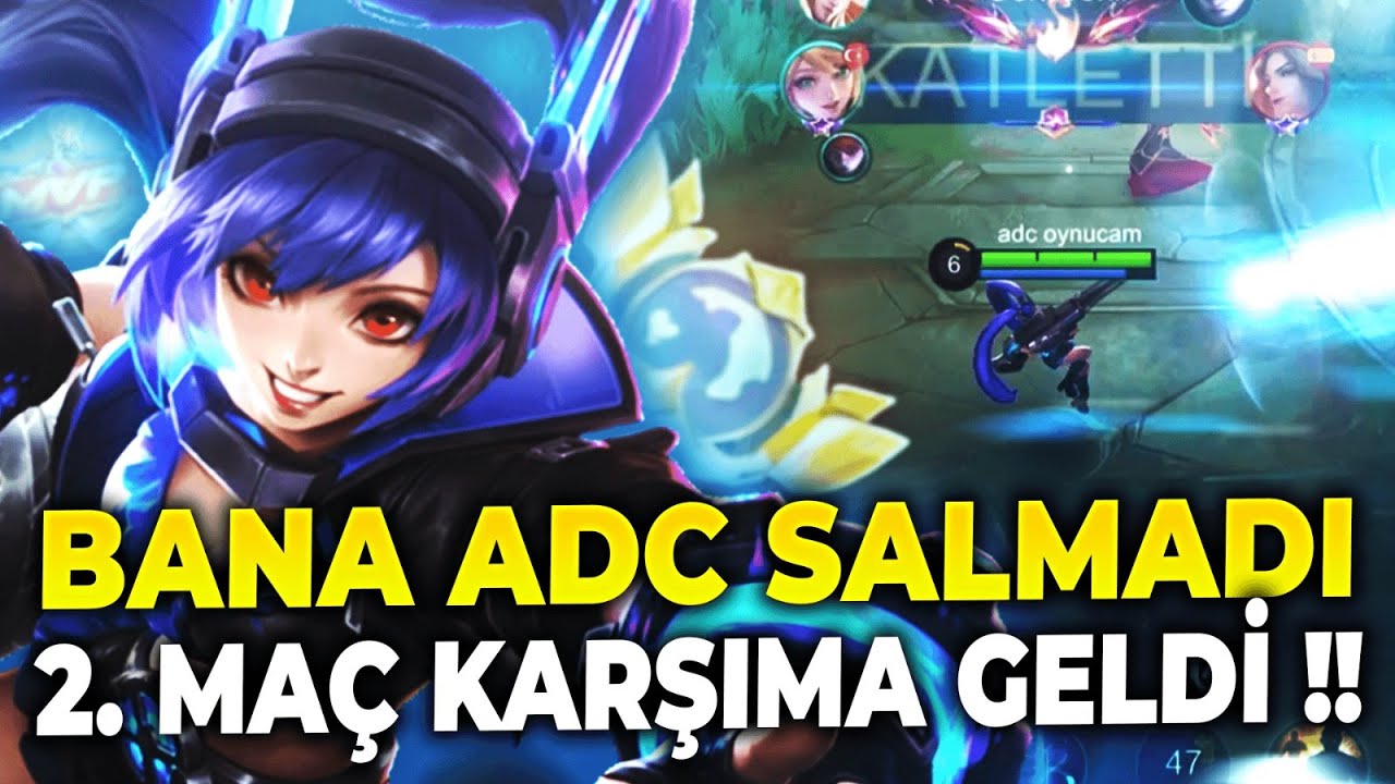İLK MAÇ ADC SALMADI İKİNCİ MAÇ KARŞIMA GELDİ 😈 Jin Layla | Mobile Legends
