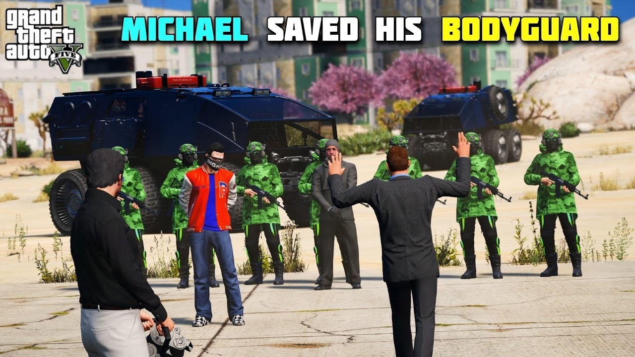 Michael’s Unbeatable Bodyguards Are Back Bodyguard sacrifices to save Michael | Gta V Gameplay live
