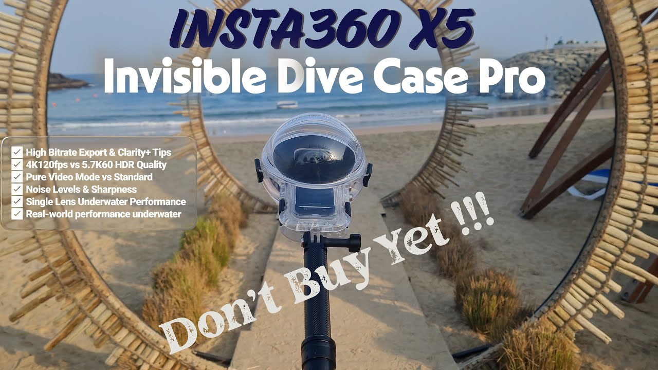 Обзор подводного чехла Insta360 X5 Invisible Dive Case Pro. ПОКА НЕ ПОКУПАЙТЕ!!!