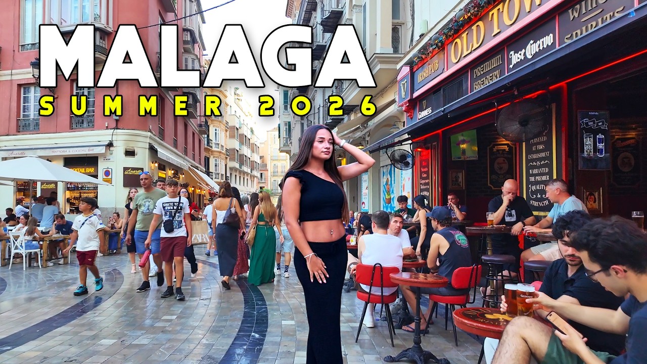 Malaga Spain 🇪🇸 Amazing City Summer 2026 August Latest Update Costa del Sol Walk | Andaluc&iacute;a [4K]