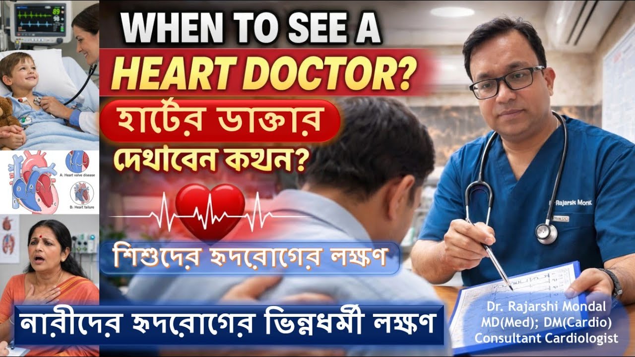 ❗ WHEN TO SEE A HEART DOCTOR ? বুক ব্যথা ? শ্বাসকষ্ট ? Doctor Explains Heart Warning Signs.