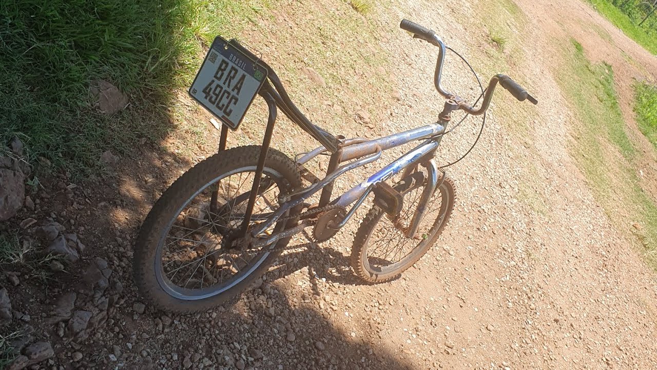 Aprendendo a dar grau de bike
