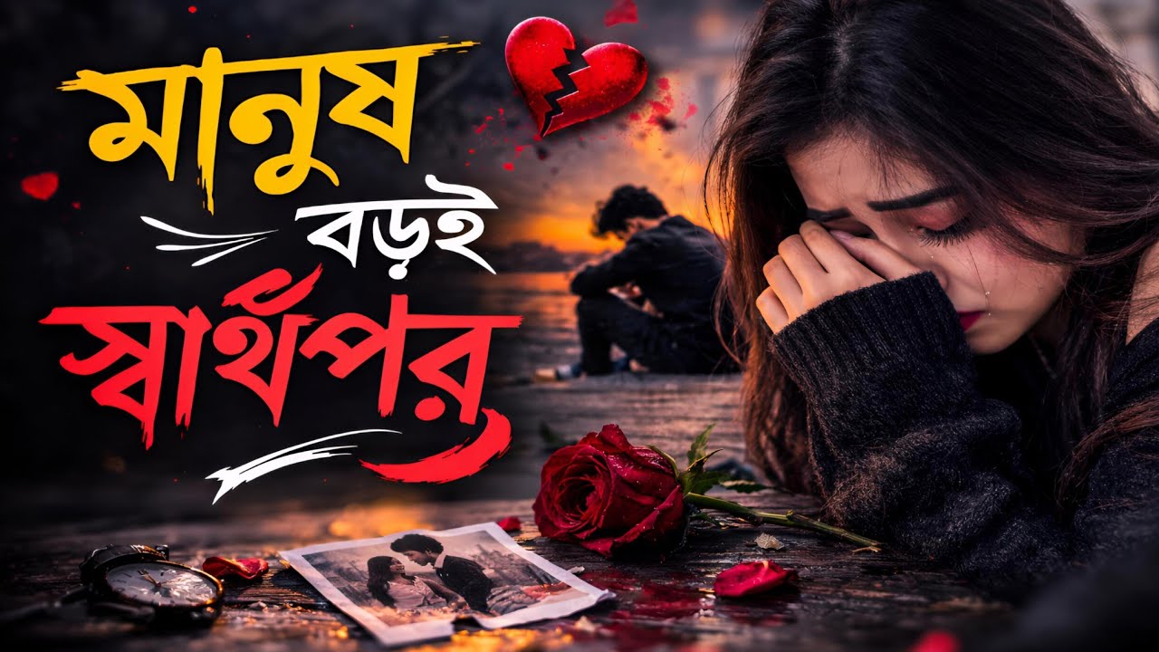 মানুষ বড়ই স্বার্থপর - এক নির্মম সত্য | Manush Boroi Sharthopor (Heart Touching Speech)