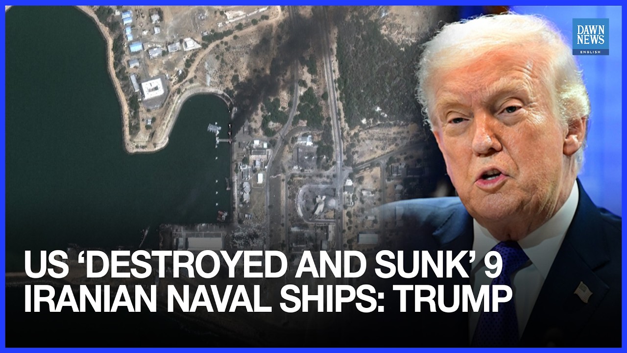 US &lsquo;Destroyed And Sunk&rsquo; 9 Iranian Naval Ships: Trump