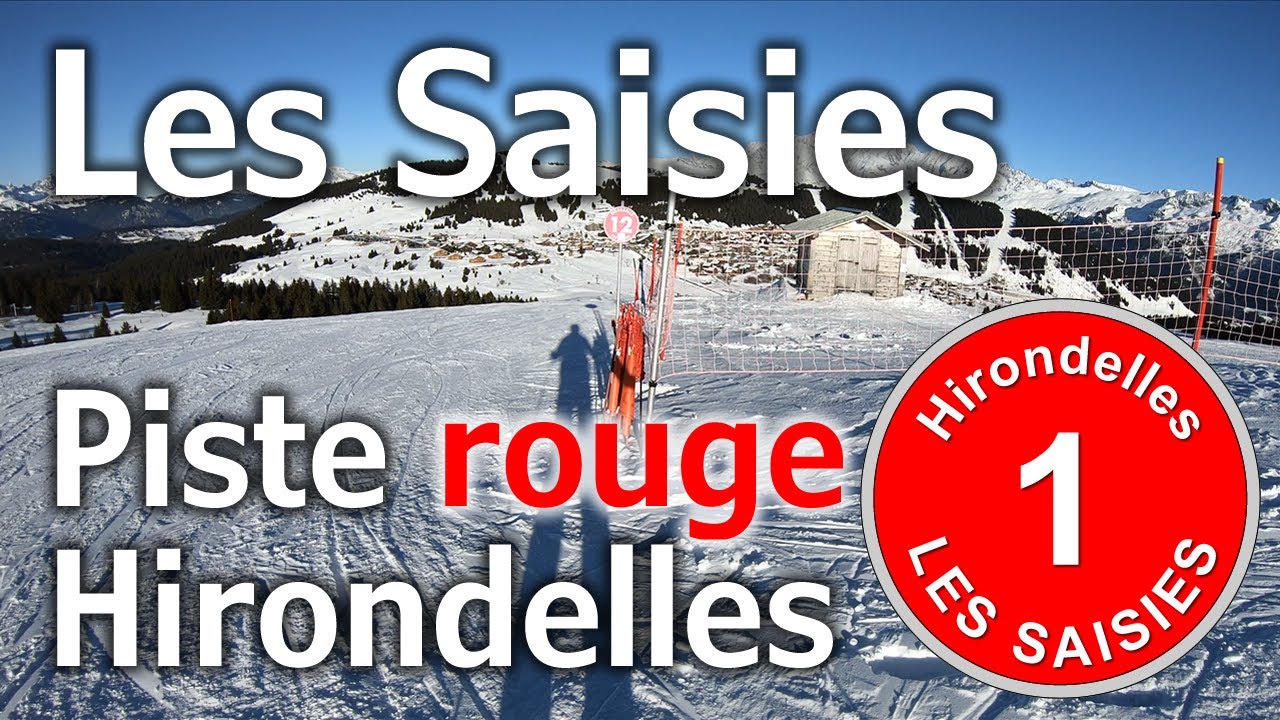 Les Saisies - Ski Alpin - Piste rouge 