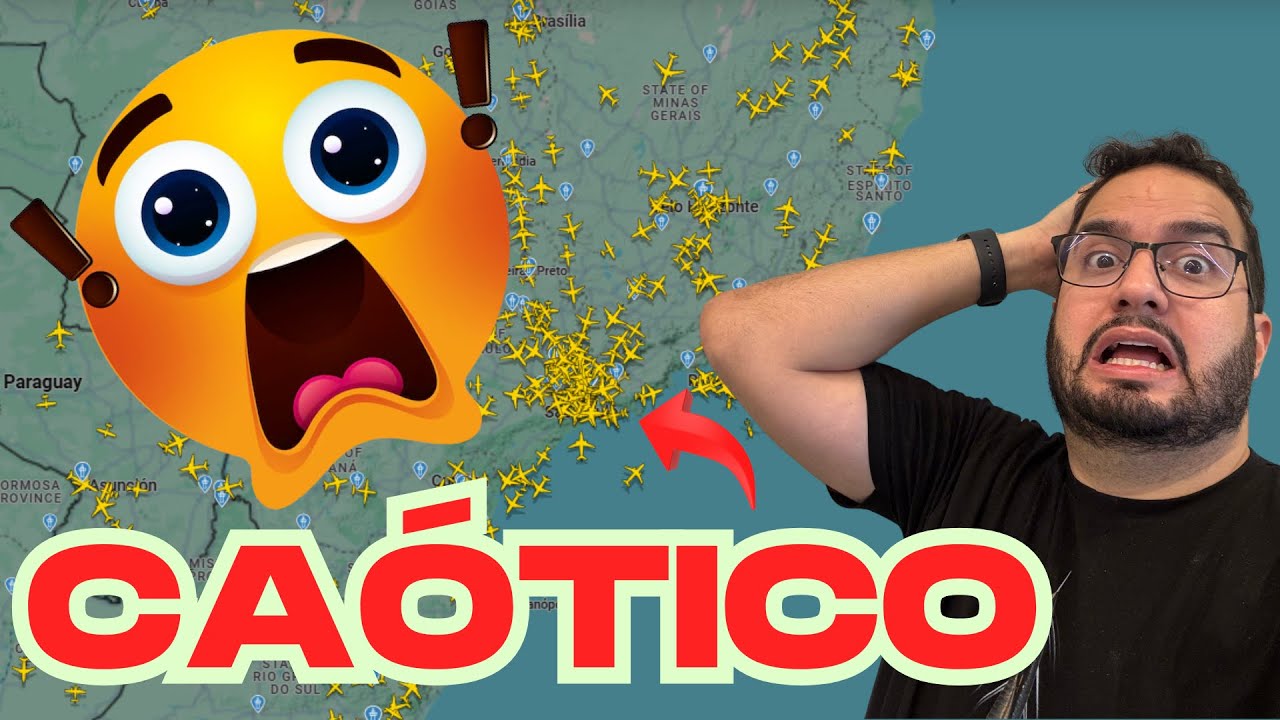 Caos nos Céus de SP:  Terminal São Paulo em Hora de Pico!