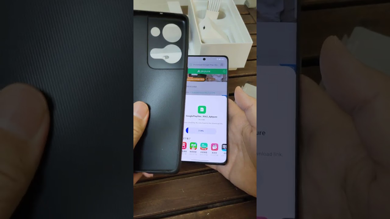 Oppo Reno9 Pro Plus, China version, download and install google play store, skip the file DL