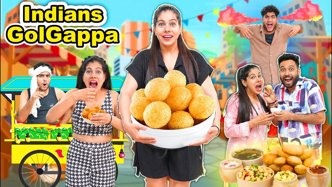 Indians and GolGappa | Sanjhalika Vlog