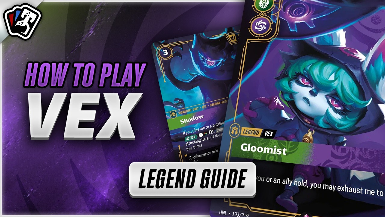 Как играть за VEX | Руководство по колоде и список карт для колоды Riftbound Legend в Unleashed