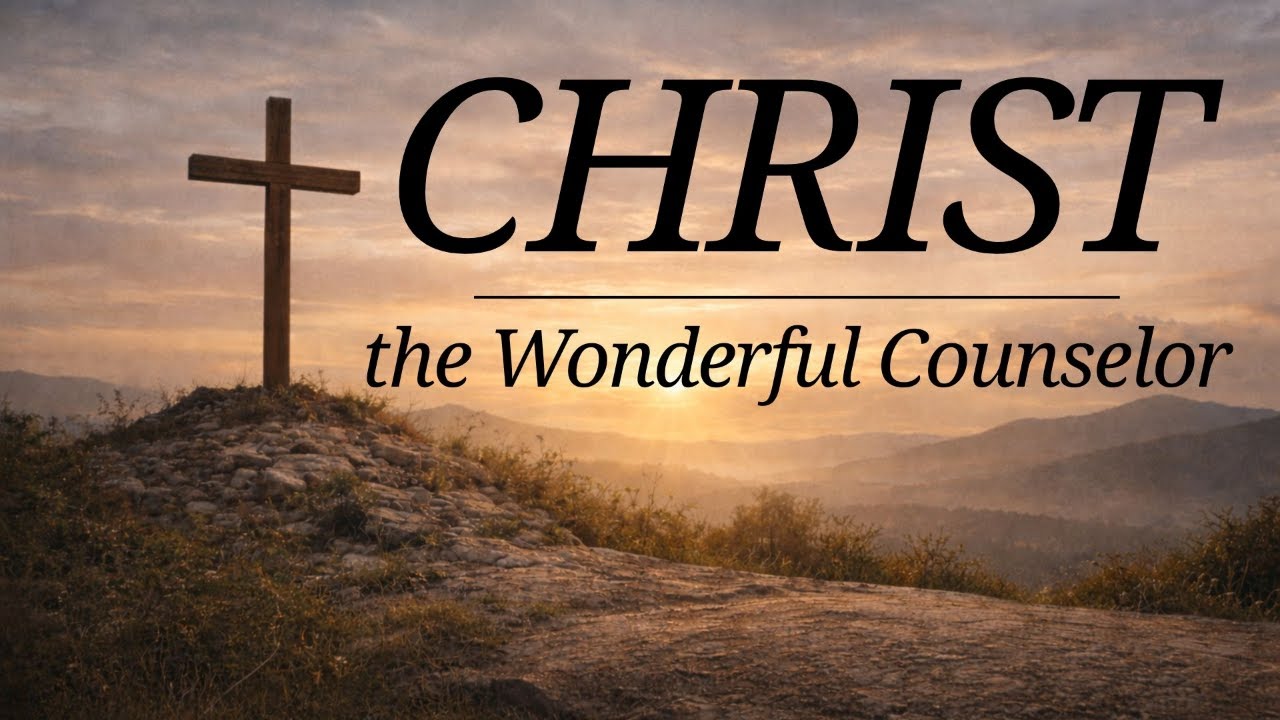 Pastor Matthew Hon: Christ the Wonderful Counselor.