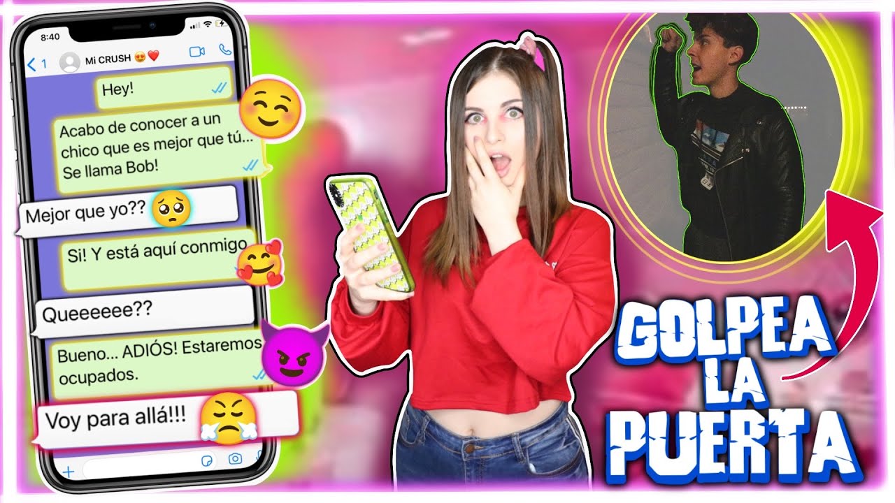 ¡BROMA a MI CRUSH! 😰 Le DOY CELOS con OTRO CHICO 😳 *Vino hasta mi casa*