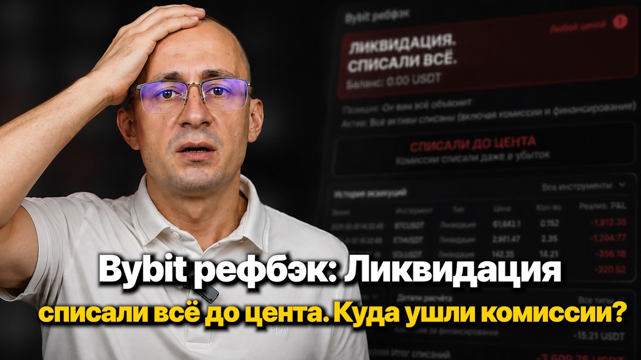 Bybit рефбэк содрали до цента! Скрытый грабеж! ⚠️🤬