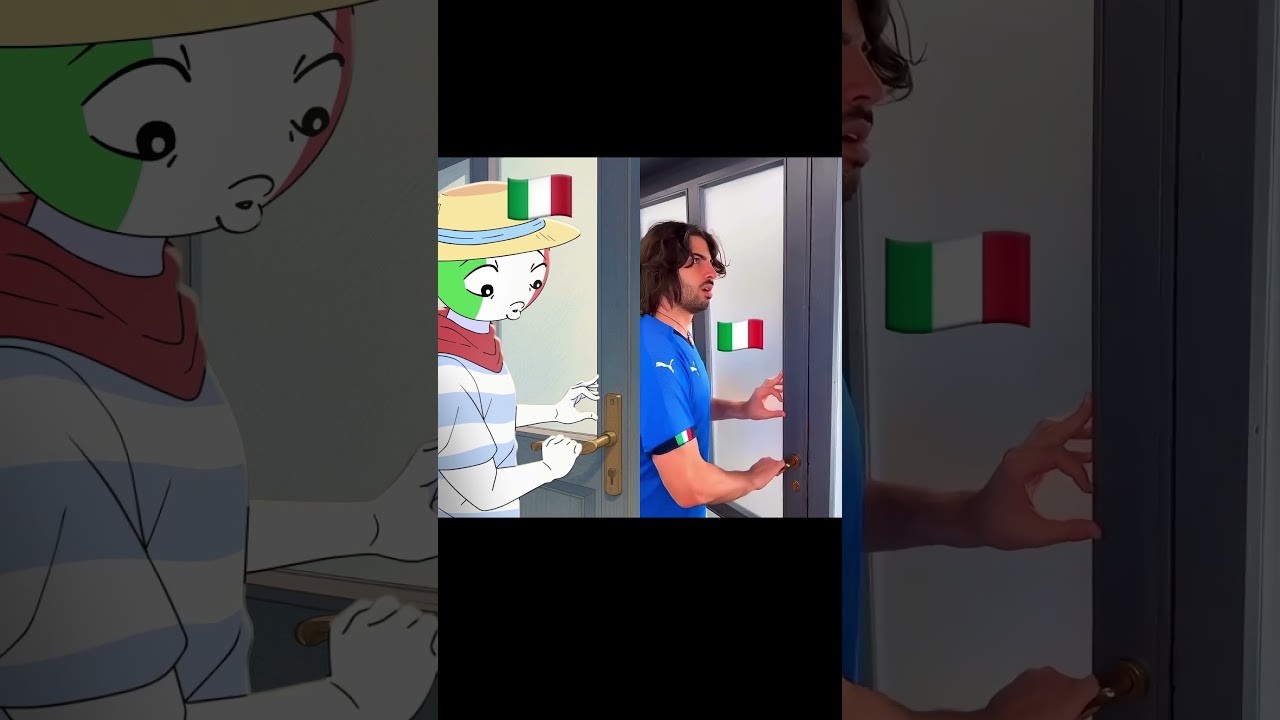 Opening Doors In Different Countries 🎵 #countryhumans