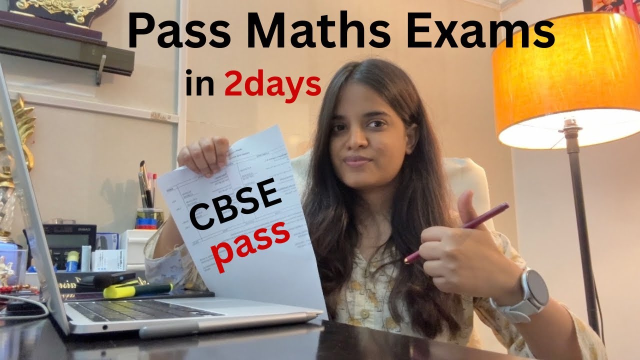 How to Pass Class 12 Maths exam in last 2Days | Last day Strategy 💯 CBSE Boards 2026