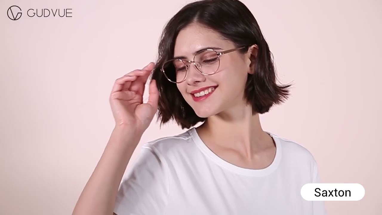 GlassesShop.com | FM1499 Saxton Oval Rose Gold Eyeglasses