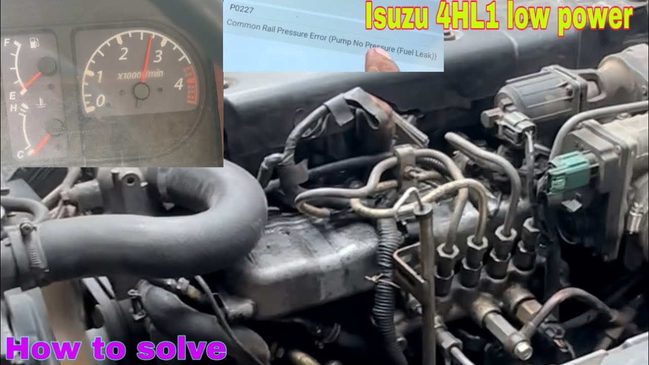 Isuzu Elf 4HL1 Low power How to Solve Very Easy