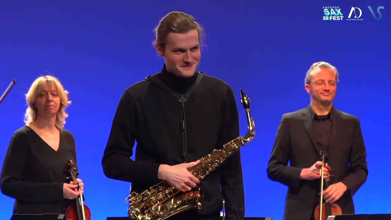 David Patyra (Germany) plays Rhizome, Vincent David (ONCA Orchestra) Andorra Saxfest 2025