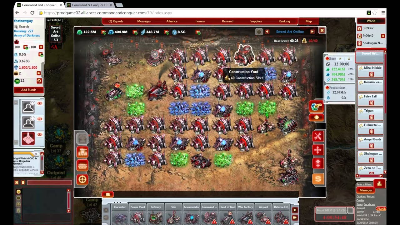Tiberium Alliances Tips #6 Maximizing Production