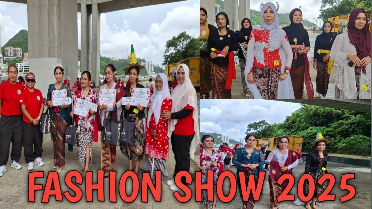 LOMBA FASHION SHOW KEBAYA KARTINI || 17 AGUSTUS 2025 DI HONGKONG || HONGKONG VLOG