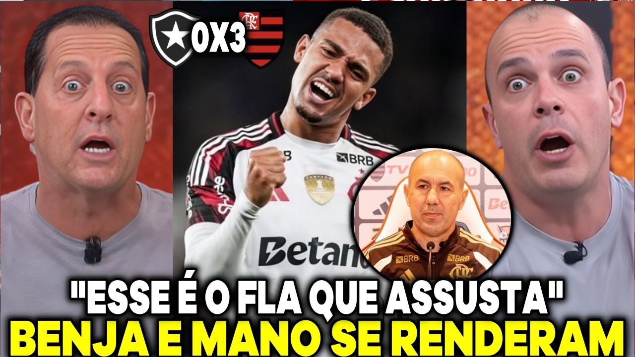 BENJA SE RENDEU E MANO FICOU EM CHOQUE COM O FLAMENGO 