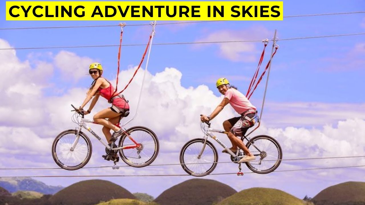 Biking the Skies: Cycling Across the Air in Bohol, Philippines | Bike Ziplining with a View