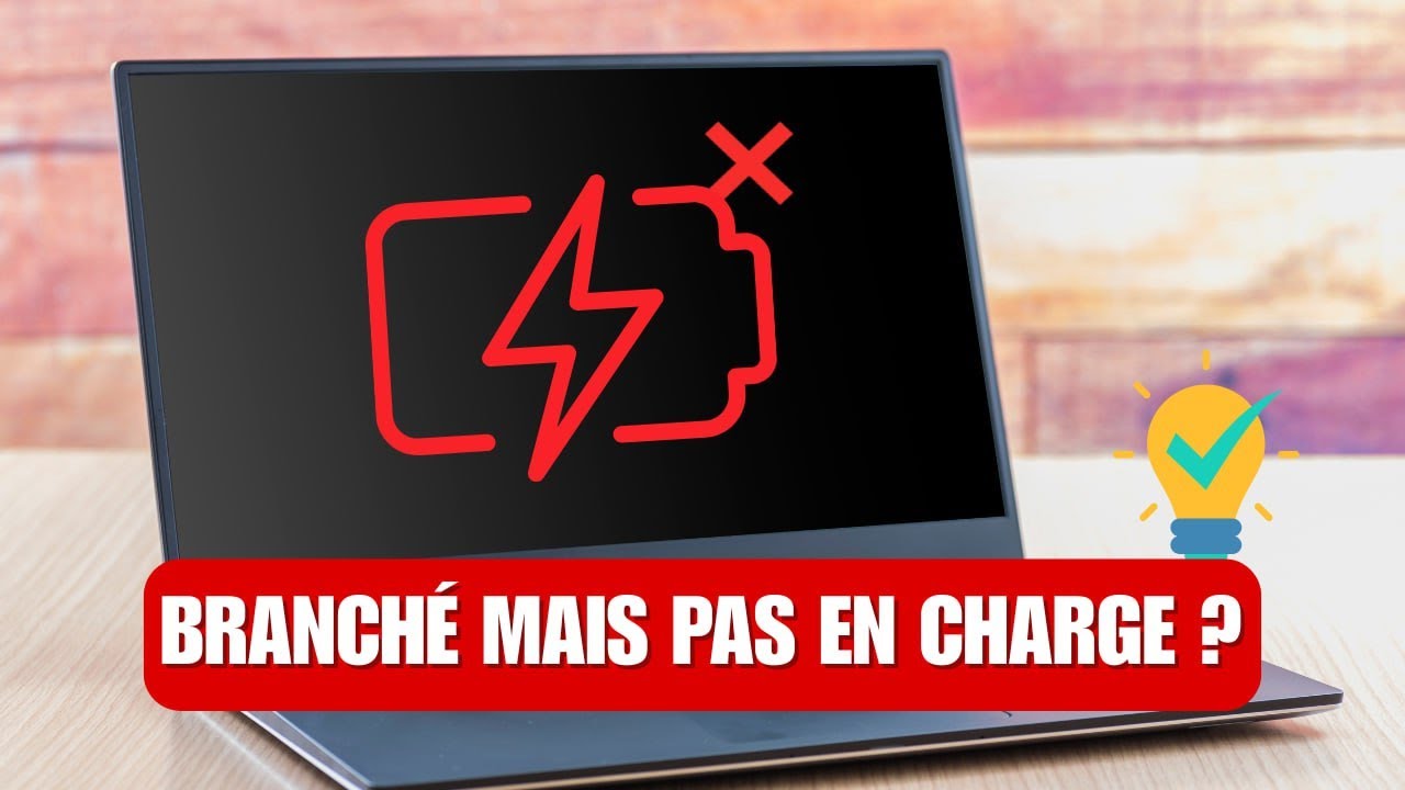 Réparer un PC Portable qui ne charge plus (Branché, pas en charge)