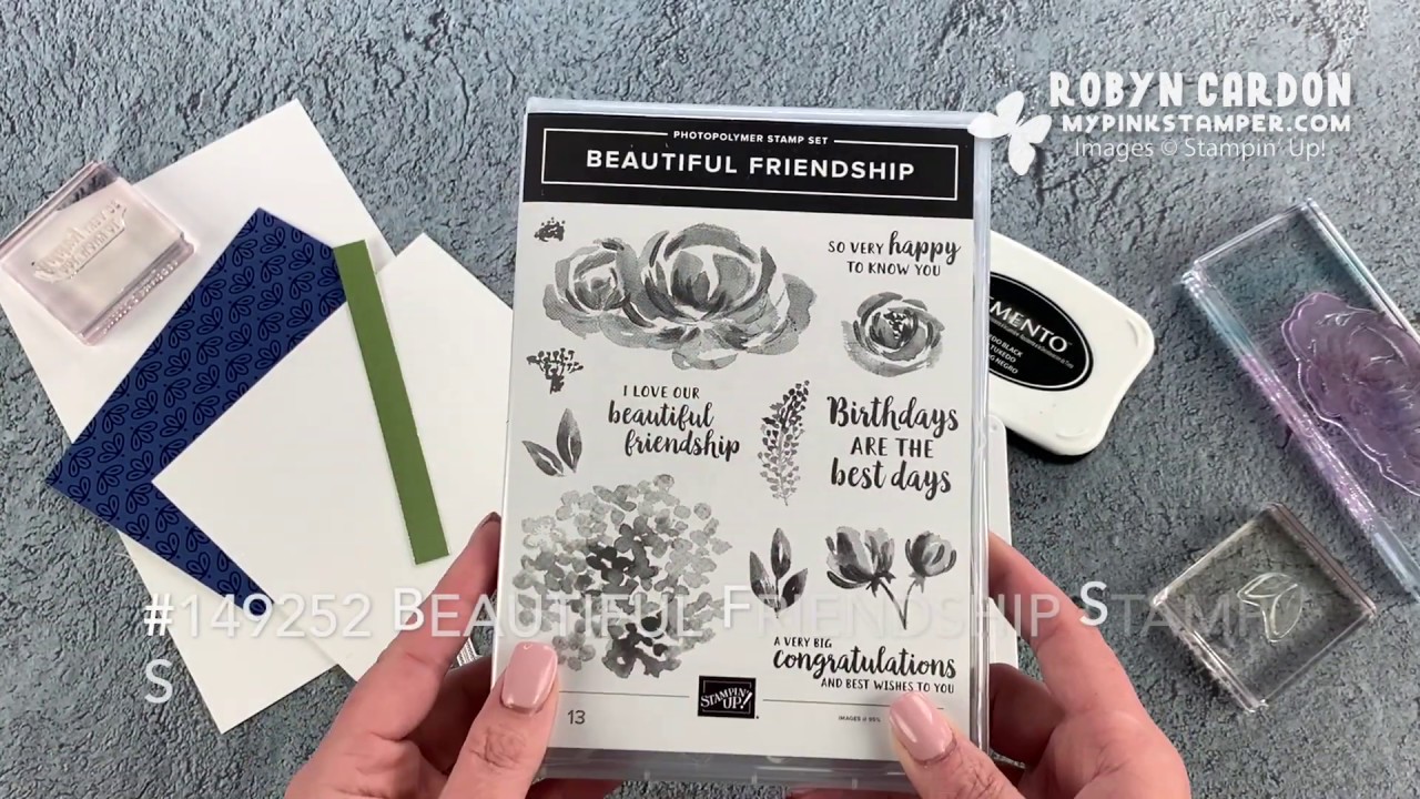 Stampin' Up! Beautiful Friendship Simple Card - Episode 739