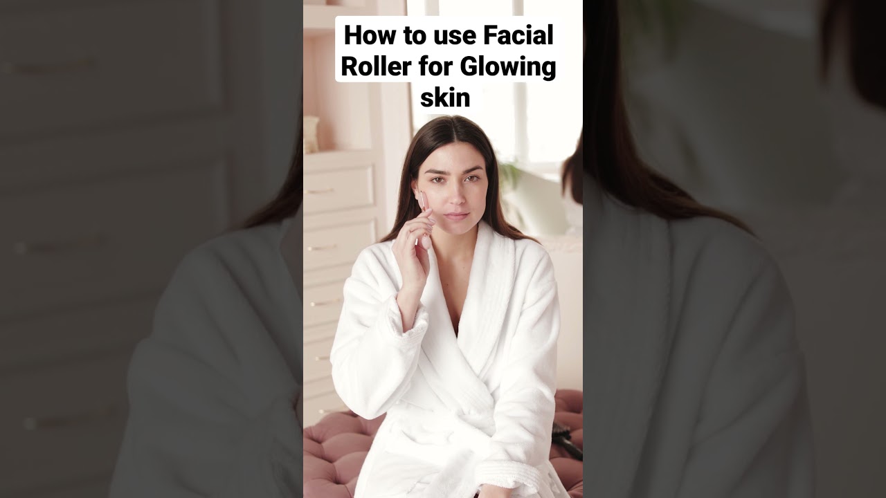 How to use Facial Roller for Glowing Skin #jaderroller #facialtools #facialroller #guasha #beauty
