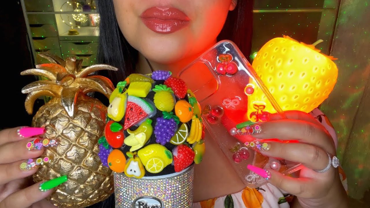 ASMR Fruit Themed 🍋 Trigger Assortment 🍒 ; SUPER tingly 🍓