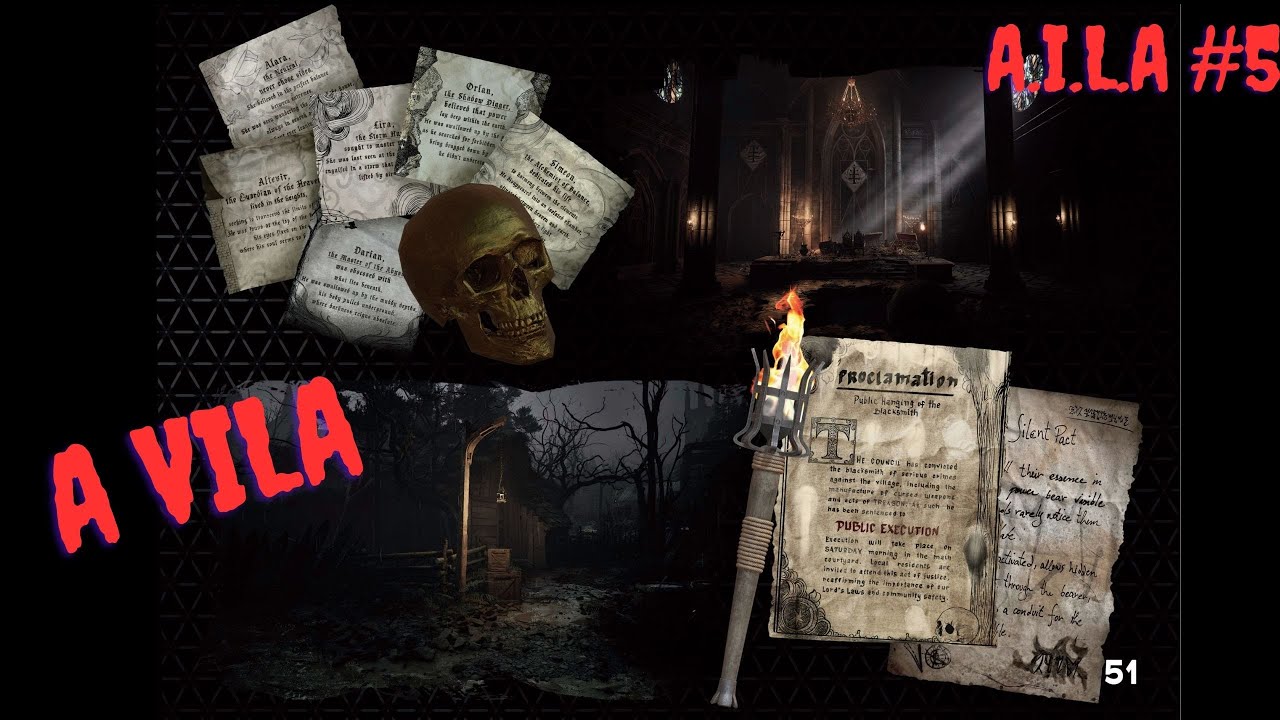 A.I.L.A #5 A VILA - Jogo indie br de terror