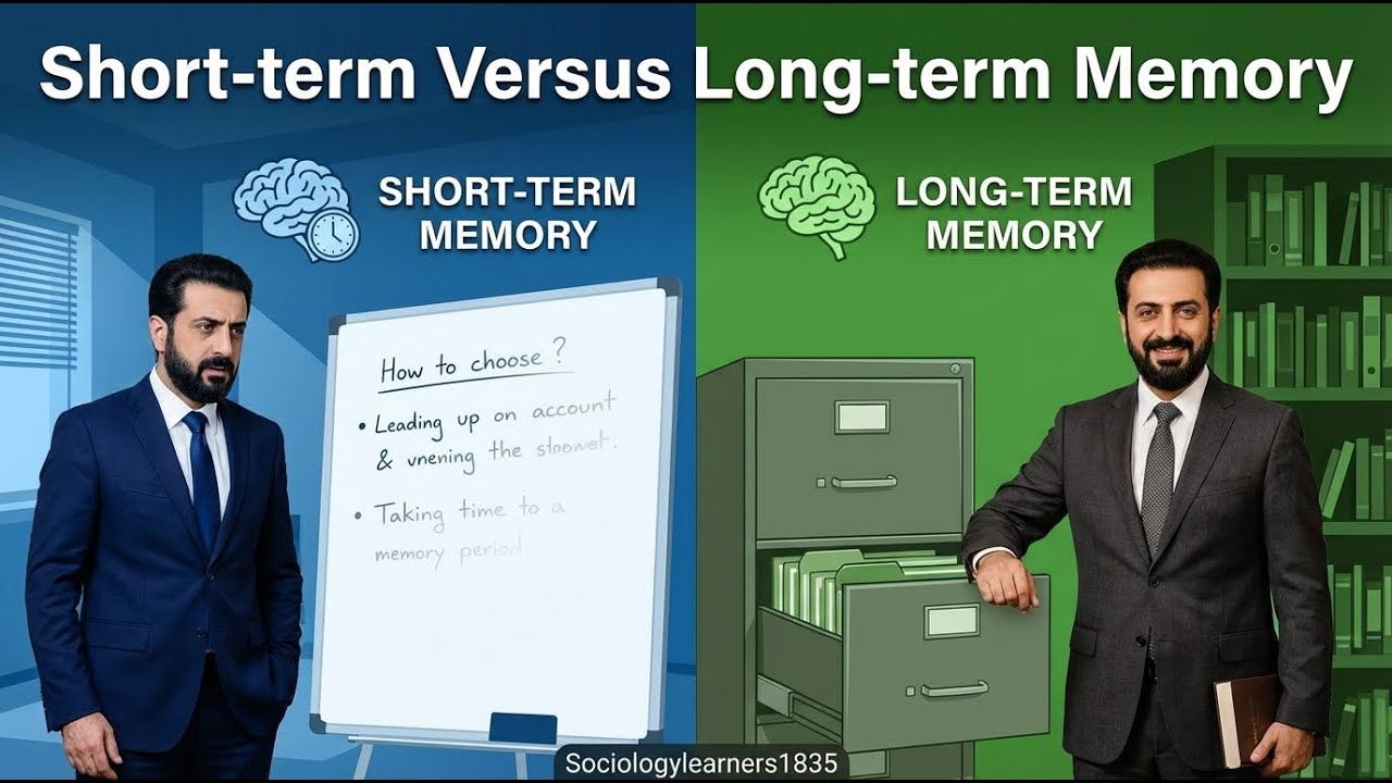 Short-term Versus Long-term Memory | Psychology 
